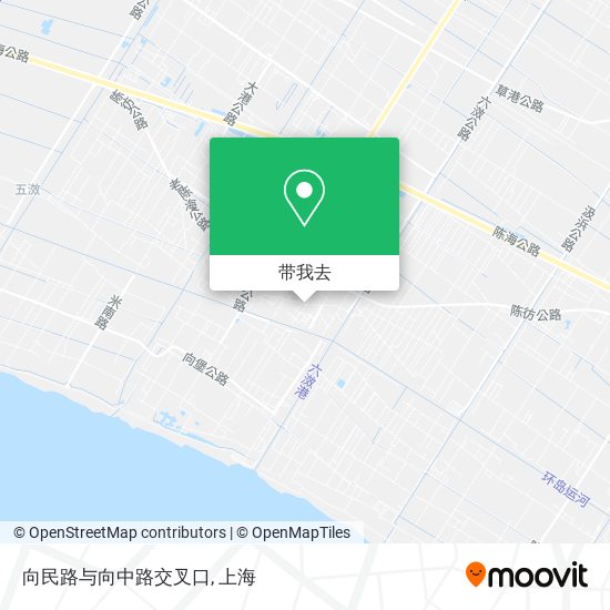 向民路与向中路交叉口地图