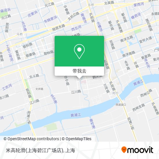 米高轮滑(上海碧江广场店)地图