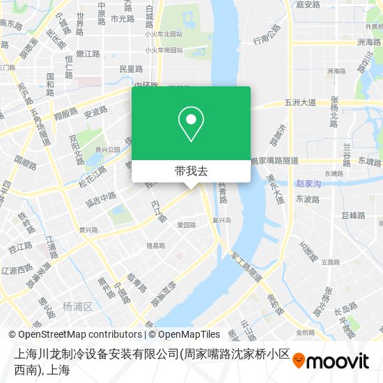 上海川龙制冷设备安装有限公司(周家嘴路沈家桥小区西南)地图