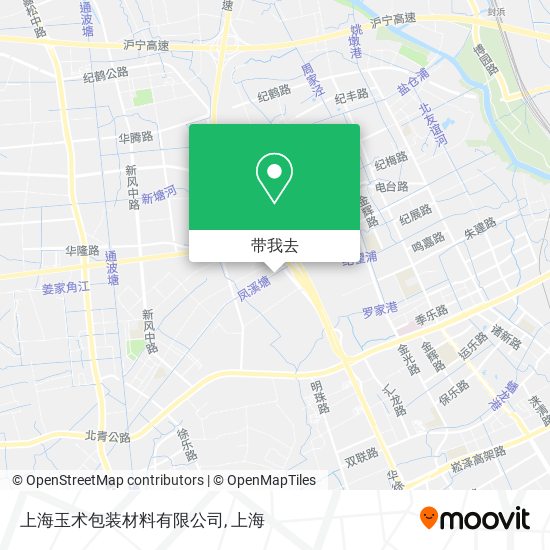 上海玉术包装材料有限公司地图