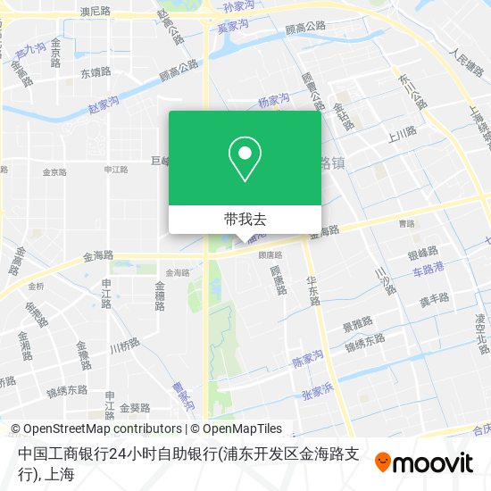 中国工商银行24小时自助银行(浦东开发区金海路支行)地图