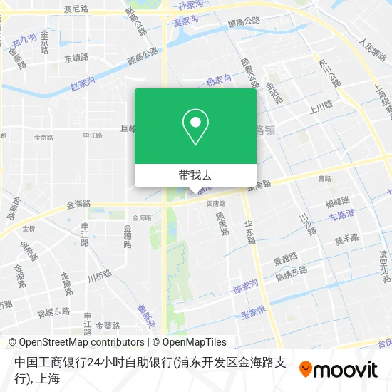 中国工商银行24小时自助银行(浦东开发区金海路支行)地图