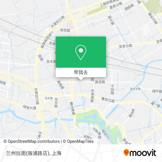 兰州拉面(洛浦路店)地图