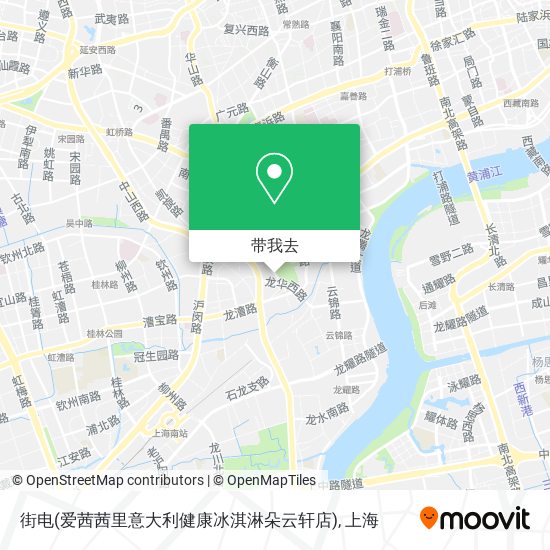 街电(爱茜茜里意大利健康冰淇淋朵云轩店)地图