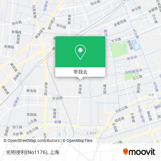 光明便利(No1176)地图