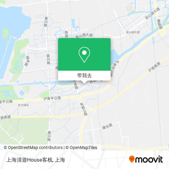 上海清遊House客栈地图