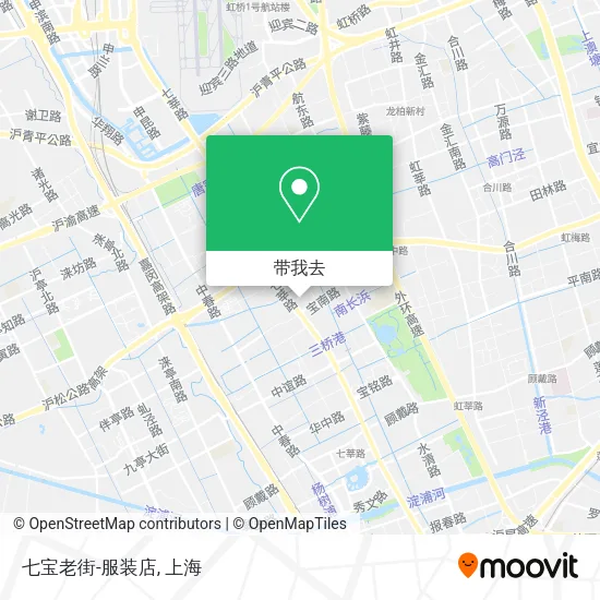 七宝老街-服装店地图