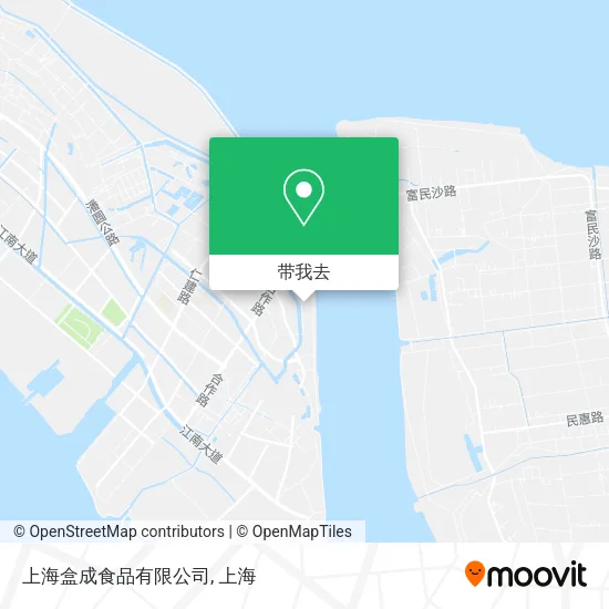 上海盒成食品有限公司地图