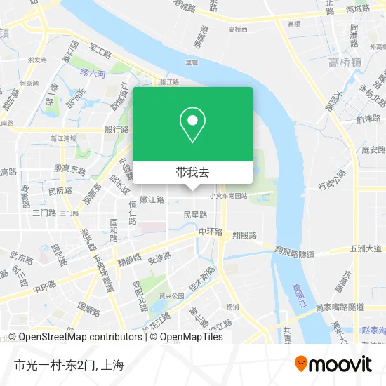 市光一村-东2门地图