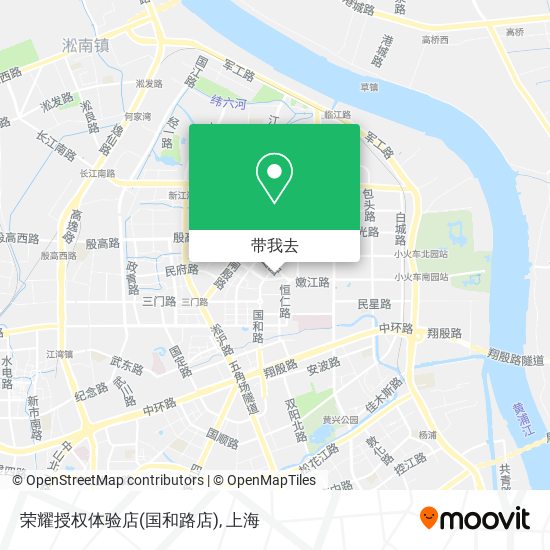 荣耀授权体验店(国和路店)地图