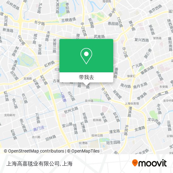 上海高嘉毯业有限公司地图