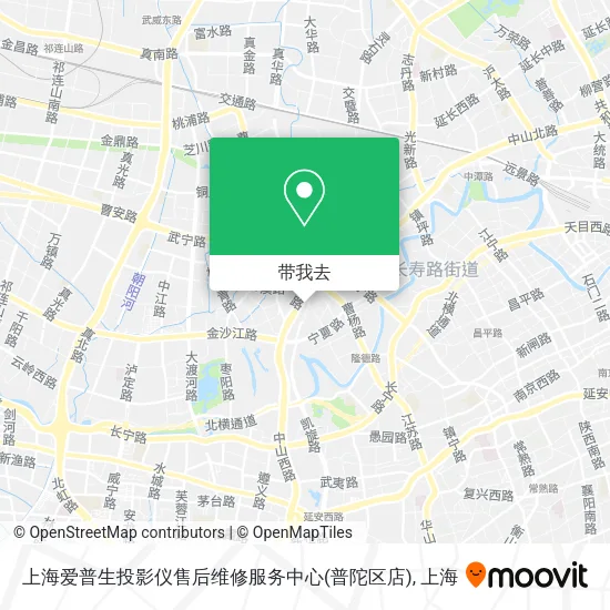 上海爱普生投影仪售后维修服务中心(普陀区店)地图