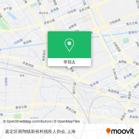 嘉定区南翔镇新裕村残疾人协会地图