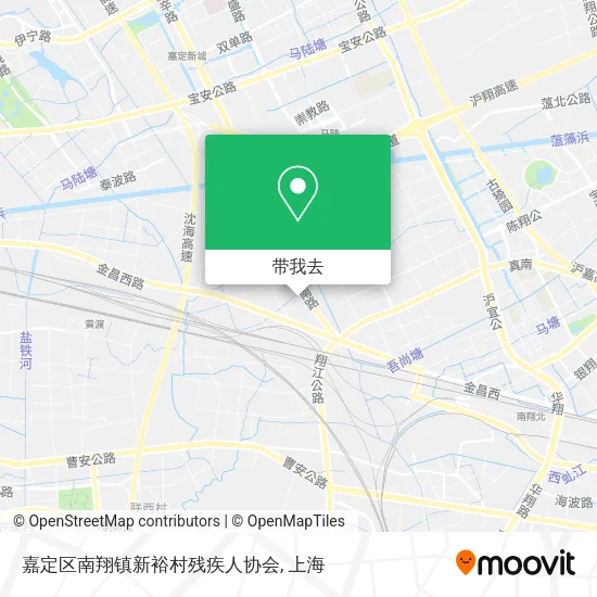 嘉定区南翔镇新裕村残疾人协会地图