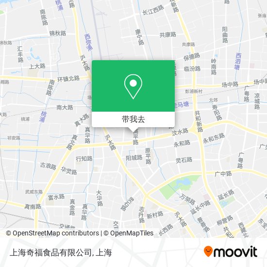 上海奇福食品有限公司地图