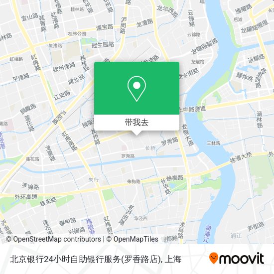 北京银行24小时自助银行服务(罗香路店)地图