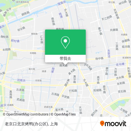 老京口北京烤鸭(办公区)地图