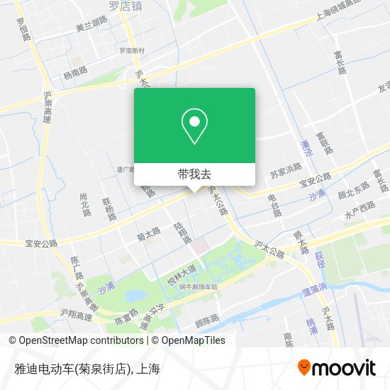 雅迪电动车(菊泉街店)地图