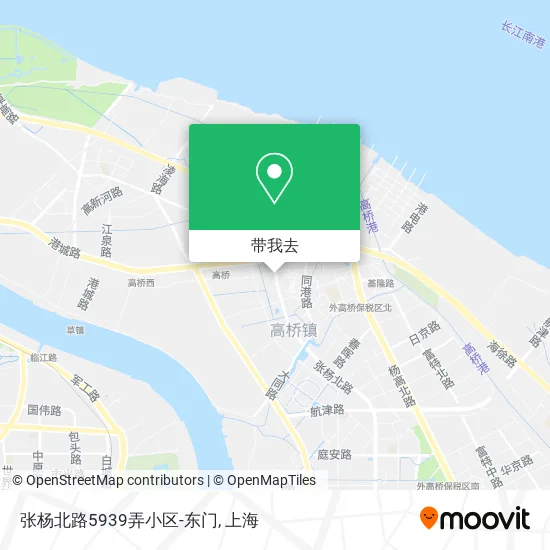 张杨北路5939弄小区-东门地图