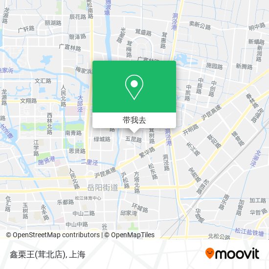 鑫栗王(茸北店)地图