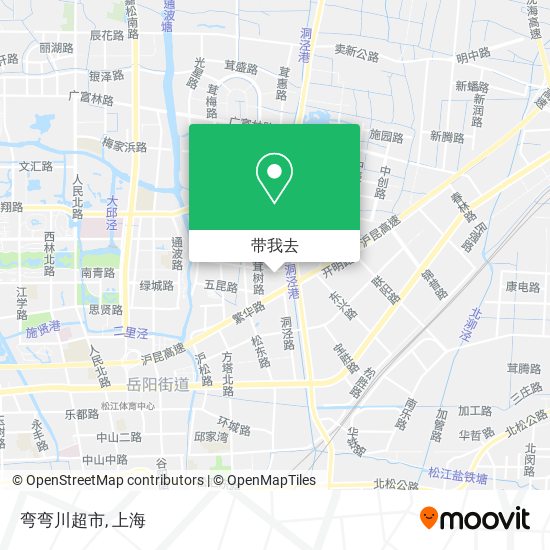 弯弯川超市地图