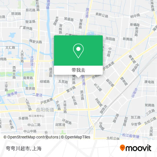 弯弯川超市地图