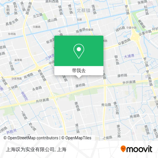上海叹为实业有限公司地图