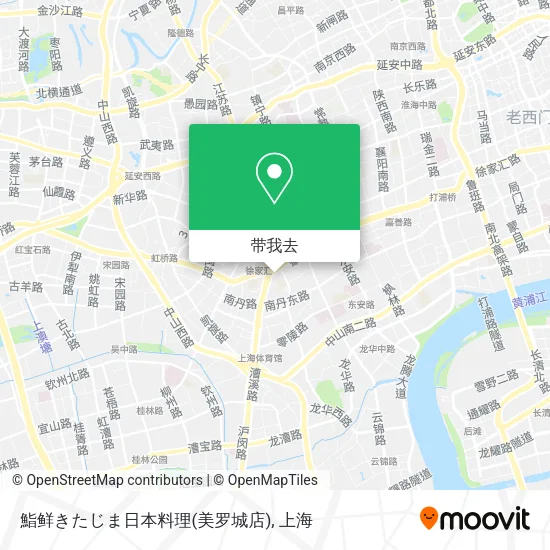 鮨鲜きたじま日本料理(美罗城店)地图