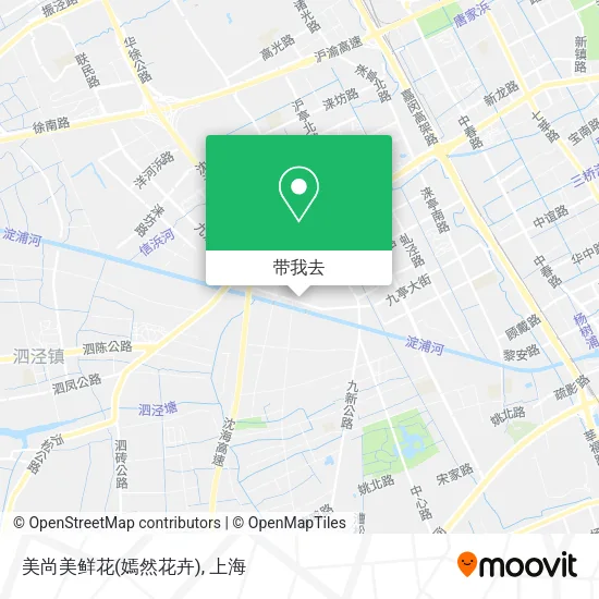 美尚美鲜花(嫣然花卉)地图