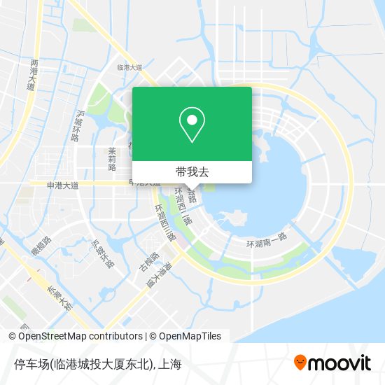 停车场(临港城投大厦东北)地图
