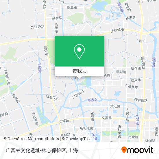 广富林文化遗址-核心保护区地图