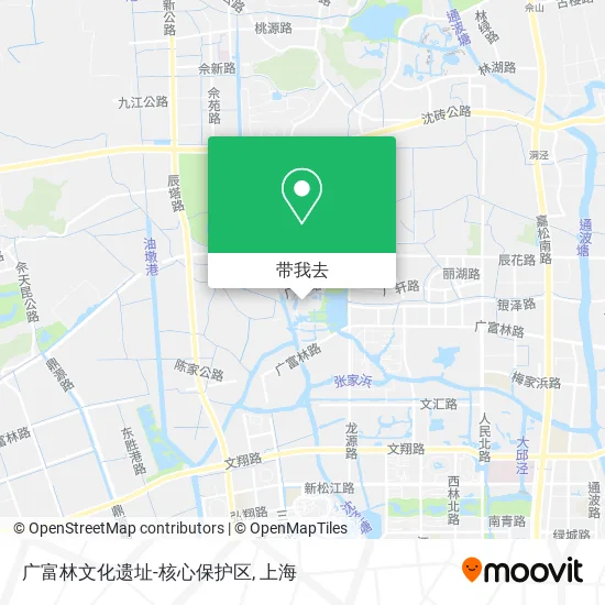 广富林文化遗址-核心保护区地图