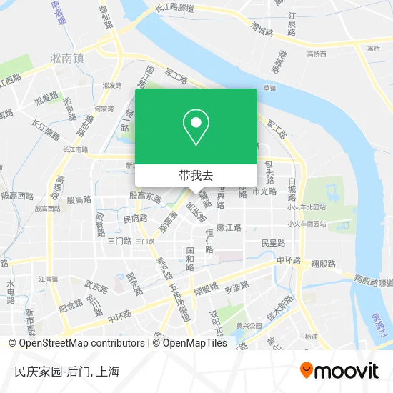 民庆家园-后门地图