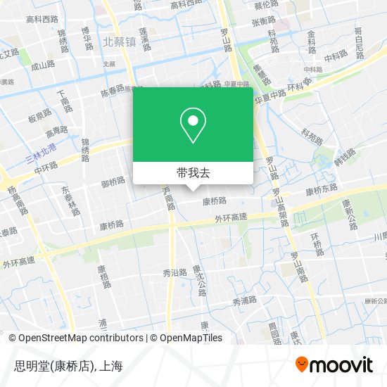 思明堂(康桥店)地图