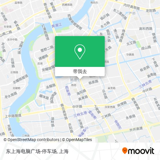 东上海电脑广场-停车场地图