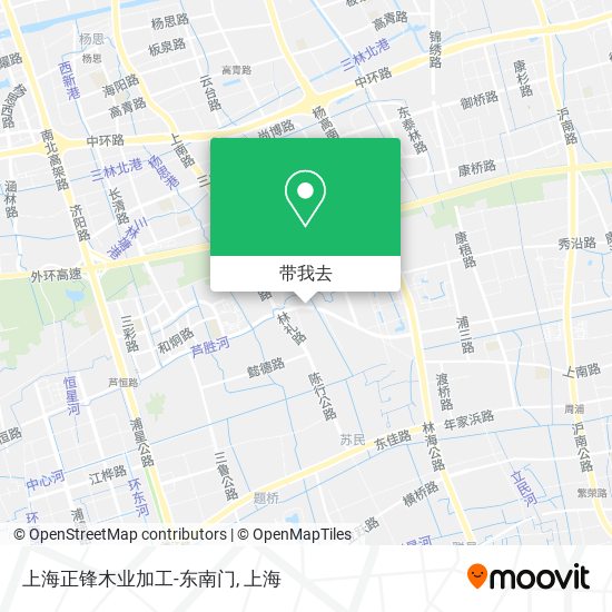 上海正锋木业加工-东南门地图