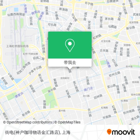 街电(神户珈琲物语金汇路店)地图