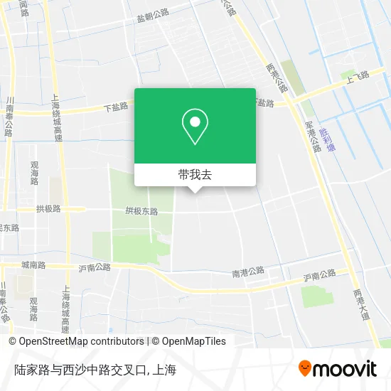 陆家路与西沙中路交叉口地图