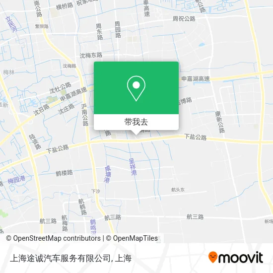 上海途诚汽车服务有限公司地图