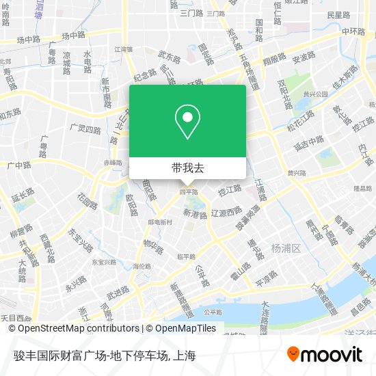 骏丰国际财富广场-地下停车场地图