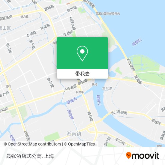 晟张酒店式公寓地图