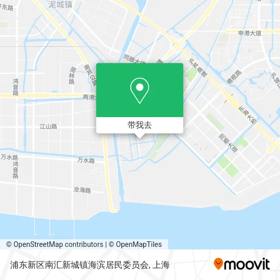 浦东新区南汇新城镇海滨居民委员会地图