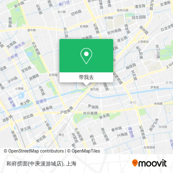 和府捞面(中庚漫游城店)地图