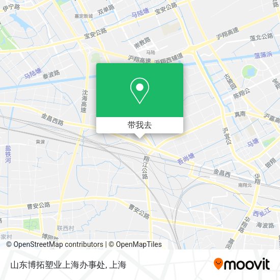 山东博拓塑业上海办事处地图