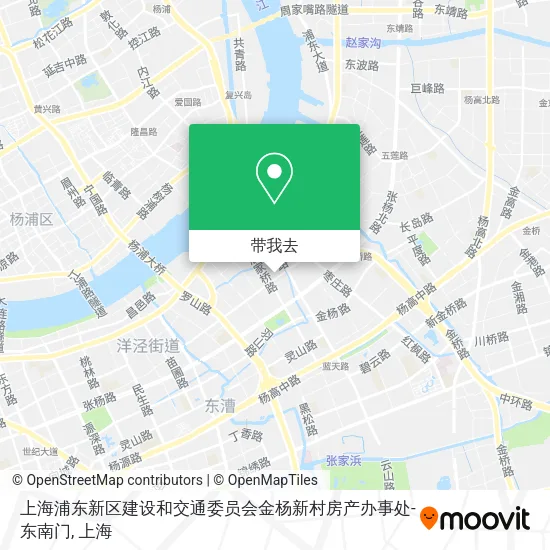 上海浦东新区建设和交通委员会金杨新村房产办事处-东南门地图