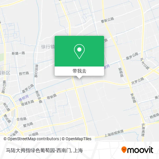 马陆大拇指绿色葡萄园-西南门地图