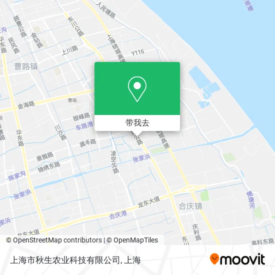 上海市秋生农业科技有限公司地图