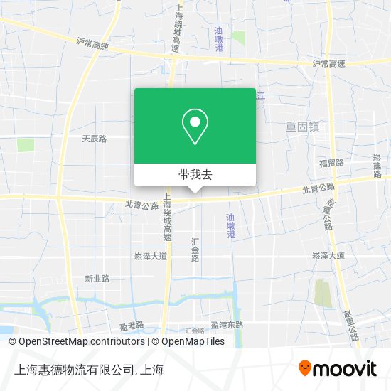 上海惠德物流有限公司地图