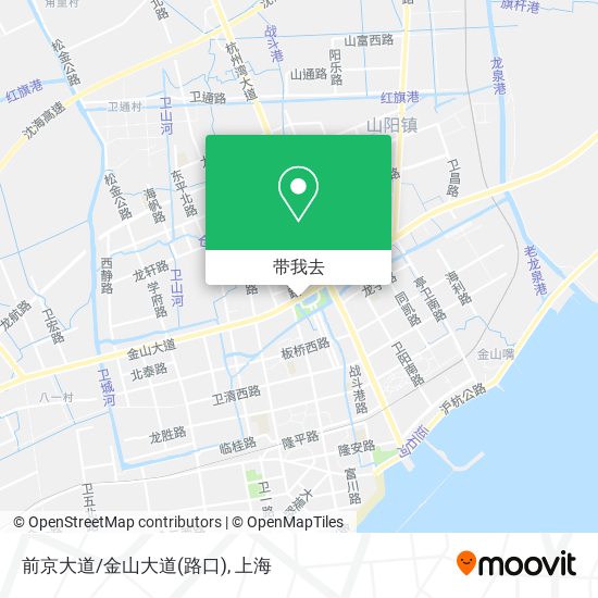 前京大道/金山大道(路口)地图