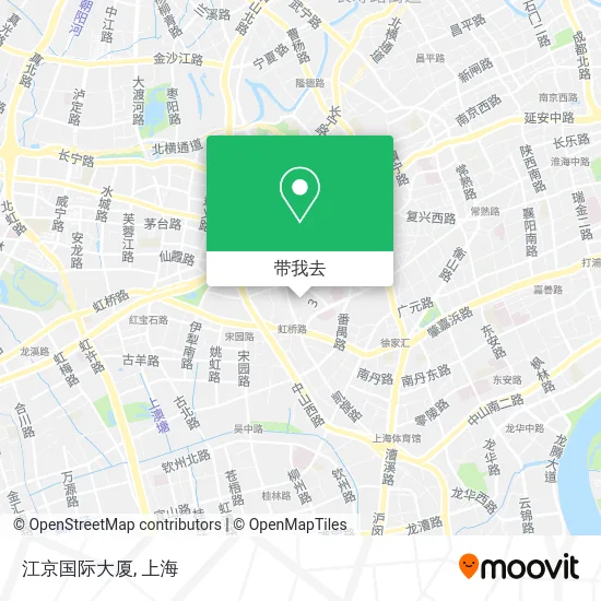 江京国际大厦地图